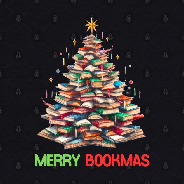 Merry Bookmas Tree by WebStarCreative
